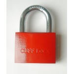 CUFF LOCK - CLOKRED Vorhängeschloss Padlock für Handschellen-Schlüssel rot